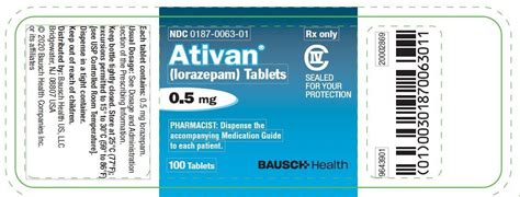 Ativan Tablets Dosage Guide .